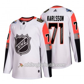 Vegas Golden Knights Tröja William Karlsson 71 2018 NHL All-Star Pacific Division Adidas Vit Authentic